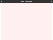 Tablet Screenshot of bolligerwindowfashions.com